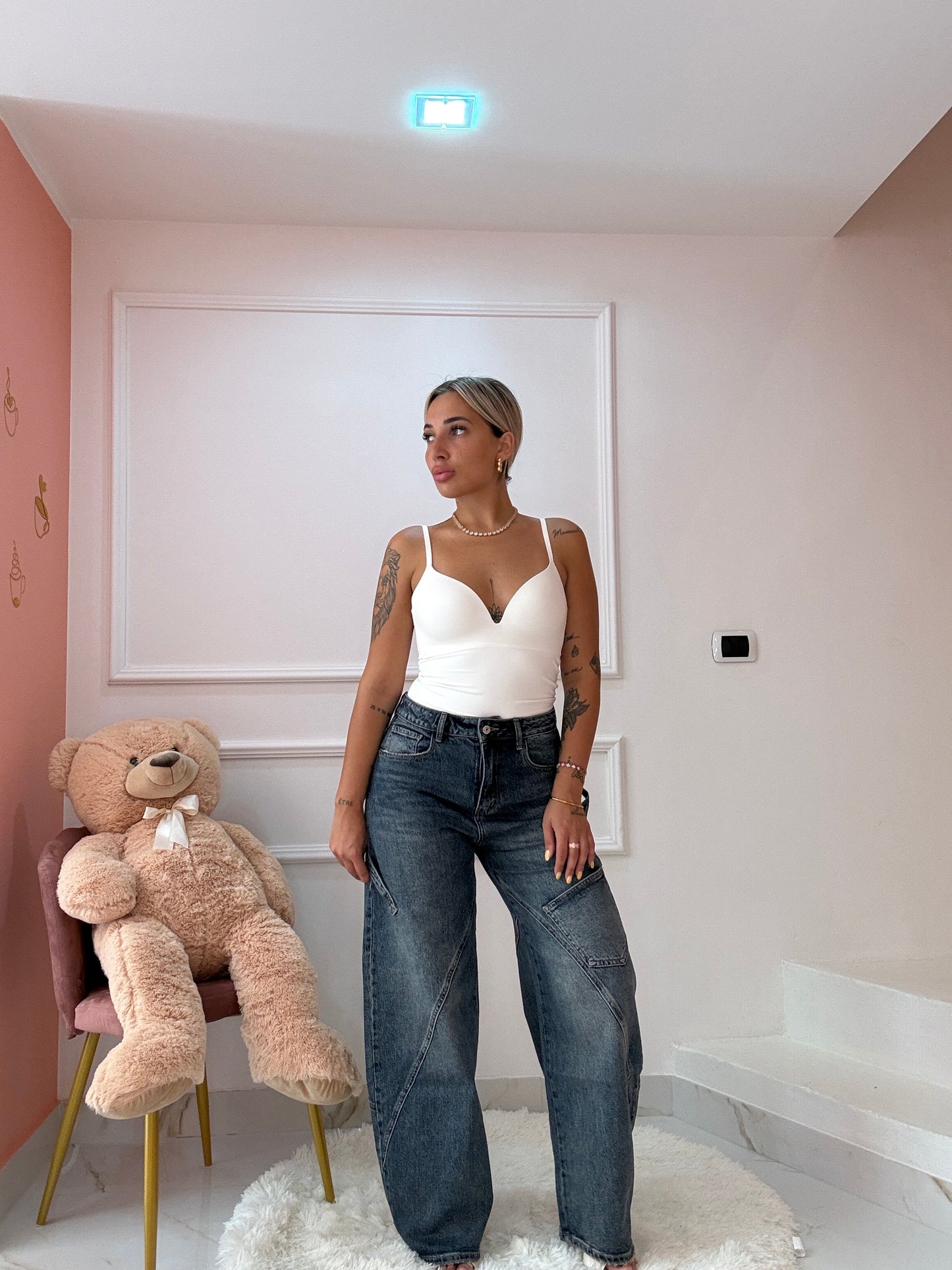 JEANS BARREAL LUCREZIA DENIM MEDIO