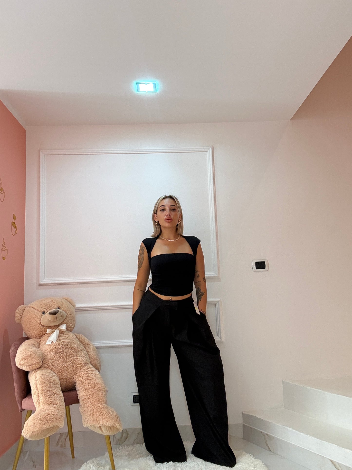 PANTALONE CLAUDIA  EXTRA LARGE NERO