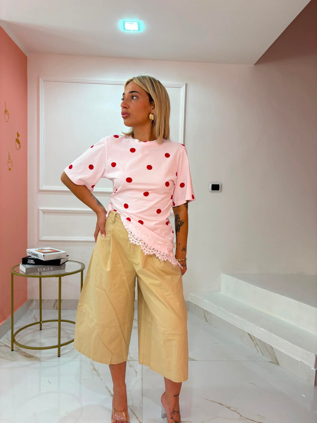 T SHIRT ASIMMETRICA POIS BY LUMINA