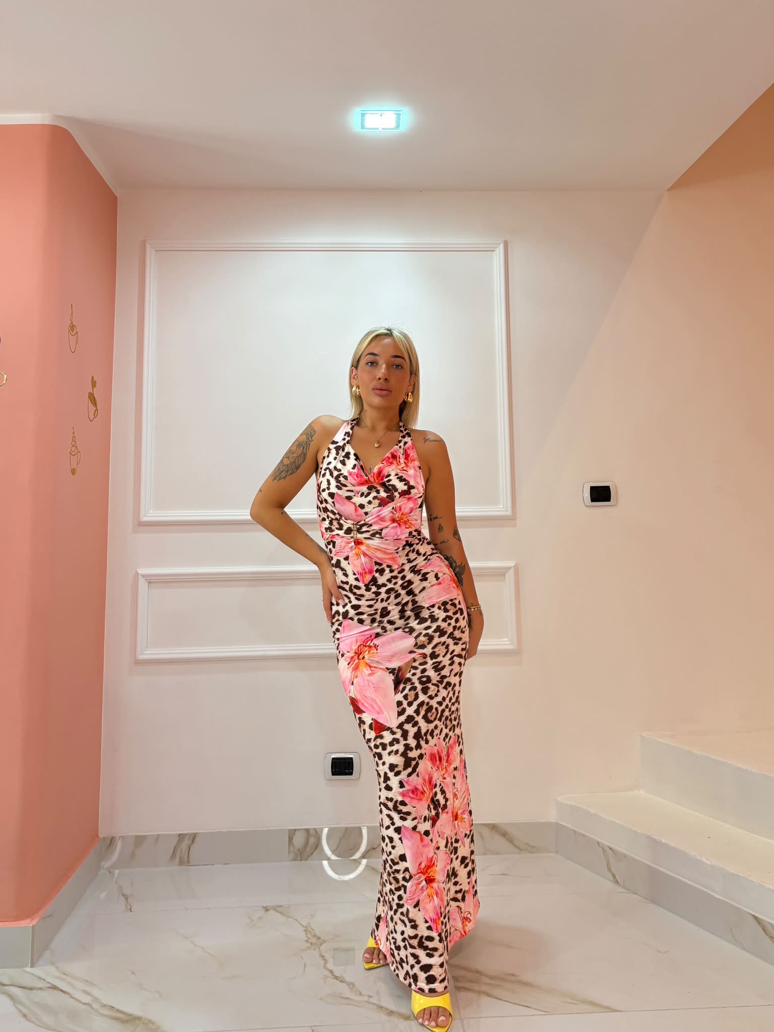 VESTITO DIANA LEOPARDATO