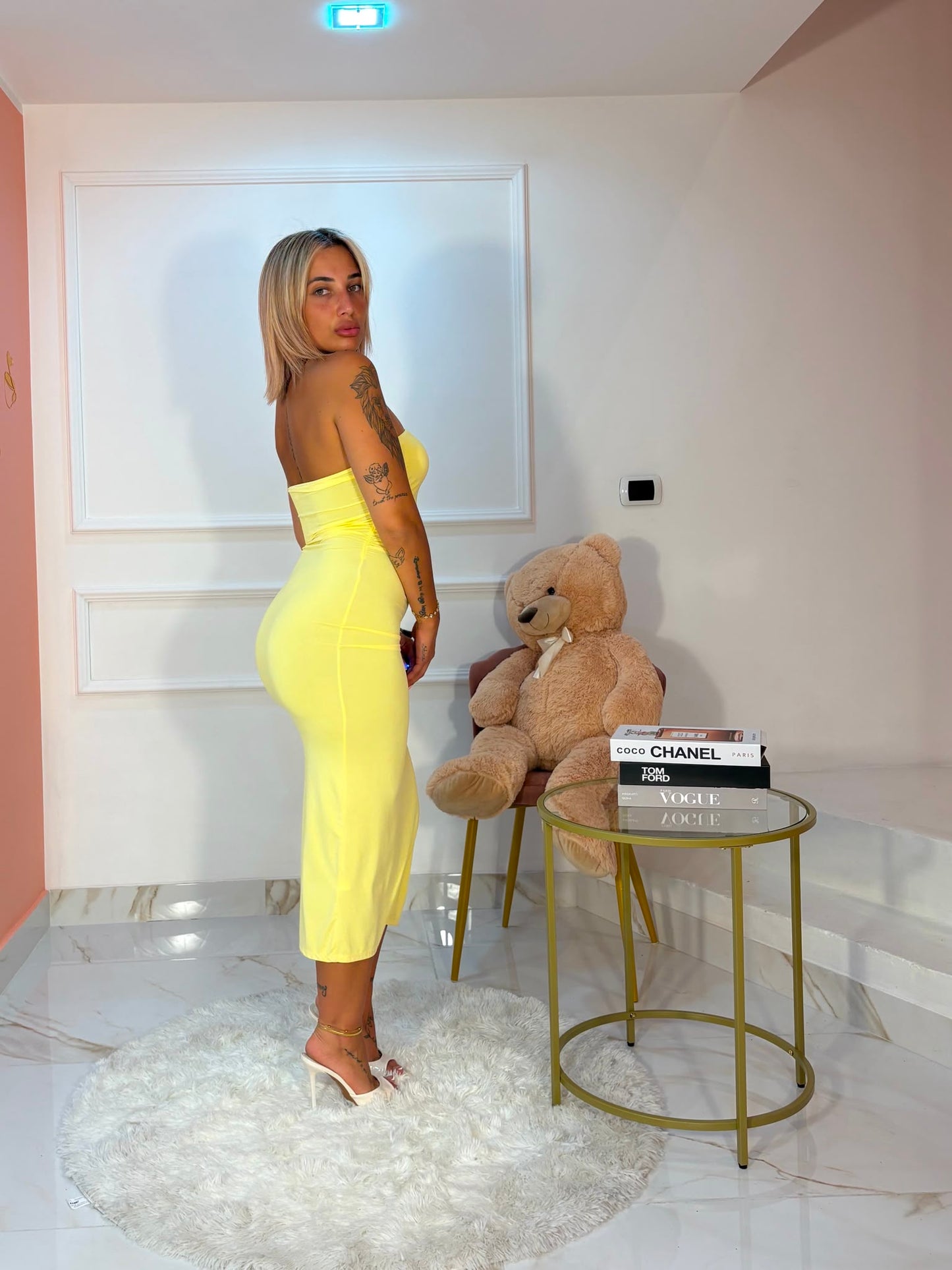 VESTITO LORIANNA GIALLO