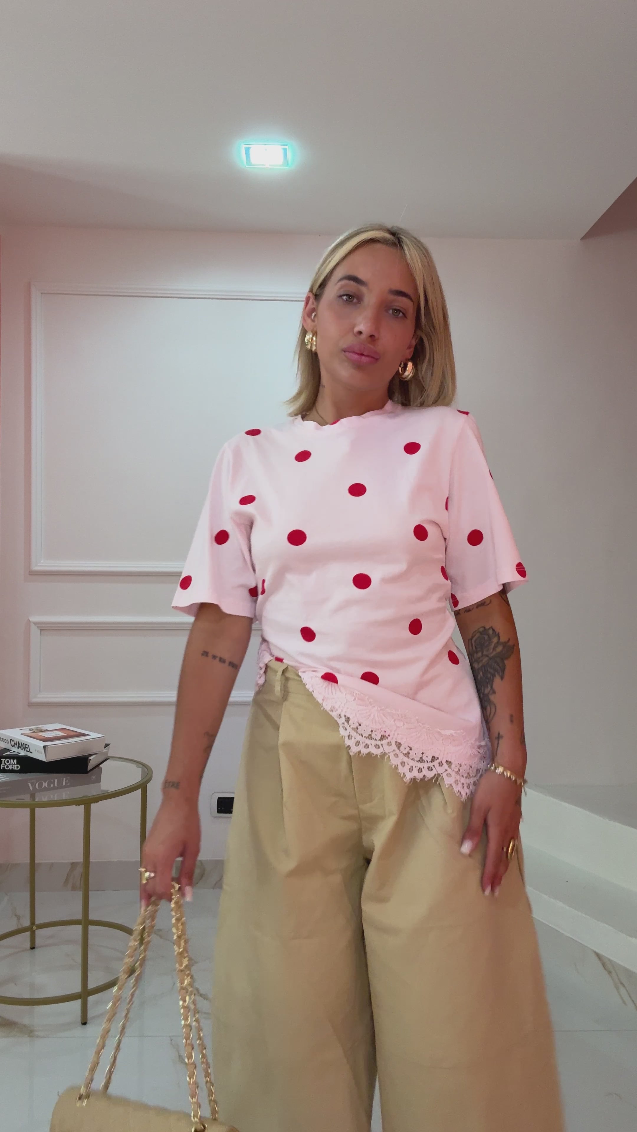 T SHIRT ASIMMETRICA POIS BY LUMINA